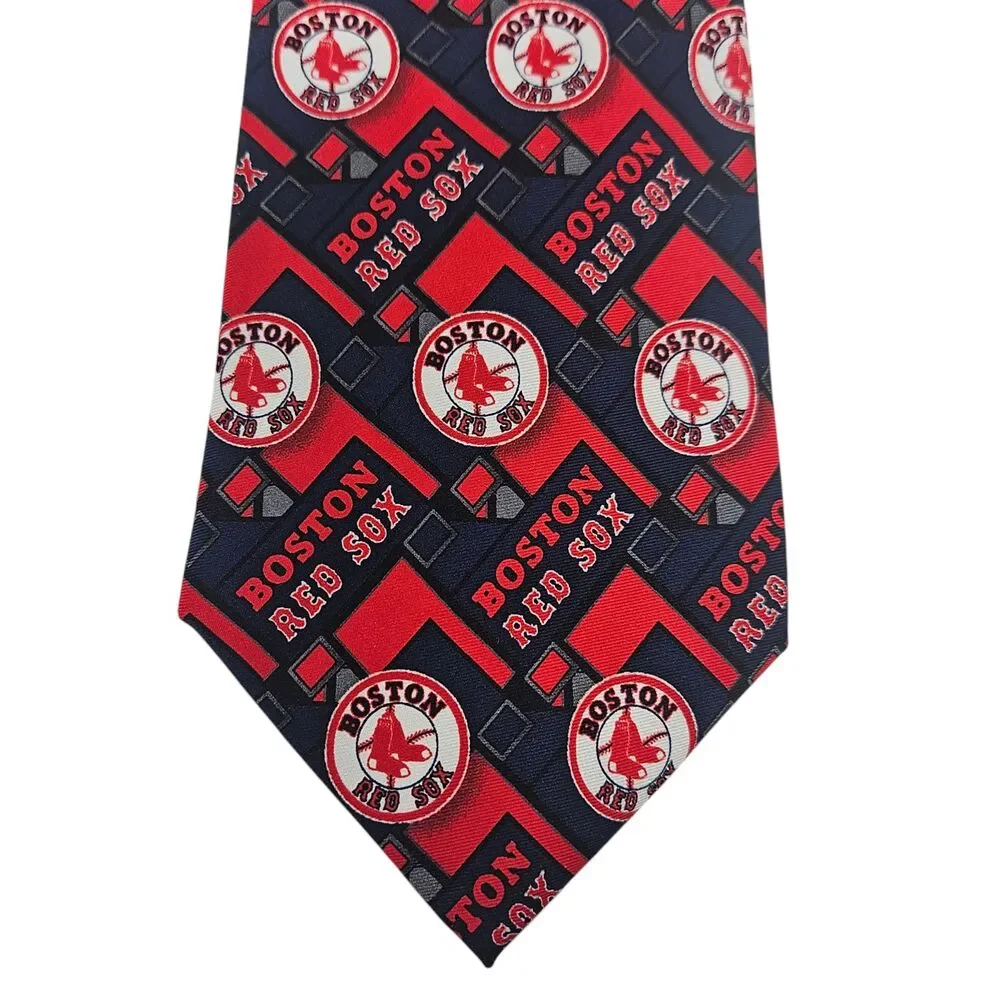 Eagle Neckwear BOSTON RED SOX 100% Silk Tie Men's Necktie MLB Baseball Wide 58